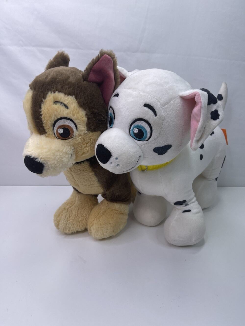 LOT Build-A-Bear Paw Patrol Marshall & Chase Plush Stuffed Dog Animals 2018
